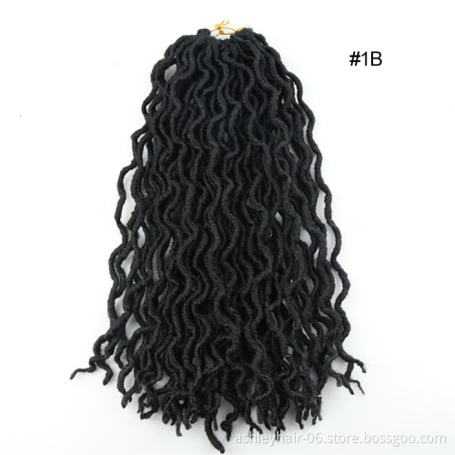 Julianna 36Inch Hot Quality Cheap Price Fashionable Synthetic Wholesale Goddess Faux Locs Crochet 36Inch Gypsy Locs Hair